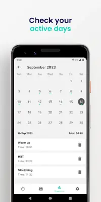 Interval Timer Workout, HIIT android App screenshot 1